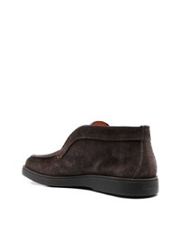 Santoni Desert Slip On Suede Boots