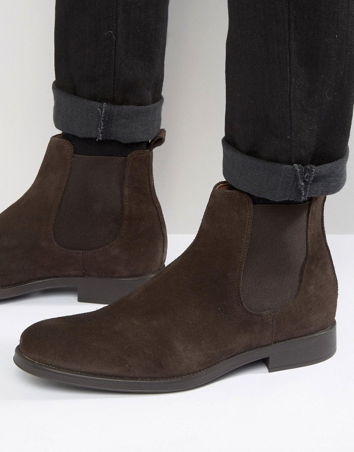 Array moed nep Selected Homme Oliver Suede Chelsea Boots, $90 | Asos | Lookastic
