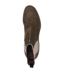 Premiata Panelled Leather Desert Boots