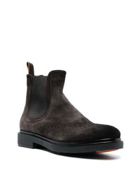 Santoni Simone Suede Chelsea Boots