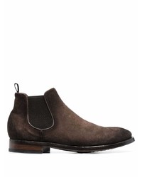 Officine Creative Slip On Suede Ankle Boot