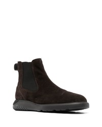 Hogan Slip On Suede Ankle Boots