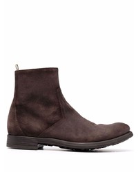 Officine Creative Suede Ankle Boots