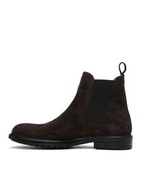 Officine Generale Taupe Suede Chelsea Boots