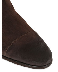 Trussardi Brushed Suede Chelsea Boots