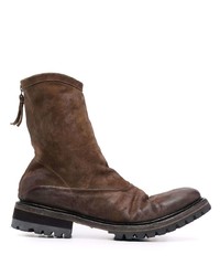 Premiata Zip Up Leather Boots