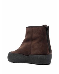 Bally Zip Up Suede Boots