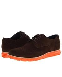 Cole Haan Lunargrand Wingtip Lace Up Wing Tip Shoes Dark Brown ...