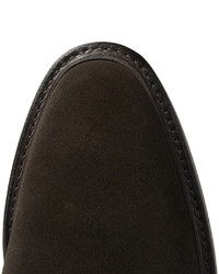 Heschung Suede Derby Shoes