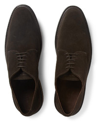 Heschung Suede Derby Shoes