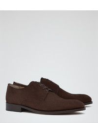 Reiss Porter Suede Derby Shoes