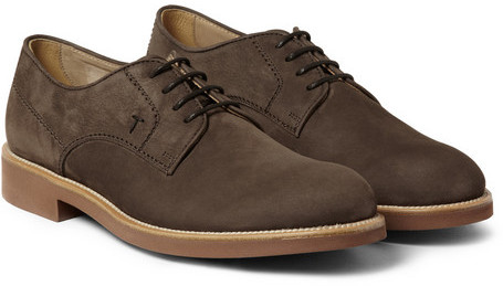 Tod's Suede Derby Shoes, $575 | MR 