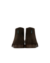 Ps By Paul Smith Brown Suede Arni Chukka Boots