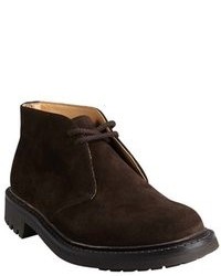 Church's Brown Suede Lace Up Thick Soled Mcewan Chukka Boots
