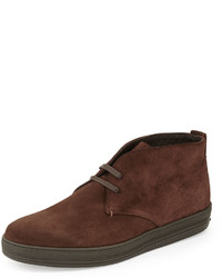 Tom Ford Clarence Suede Chukka Boot Dark Brown