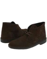 Clarks Desert Boot Lace Up Boots Brown Suedebrown