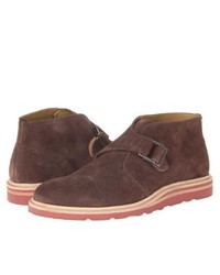 Cole Haan Christy Wedge Monk Chukka Boots Snuff Suede
