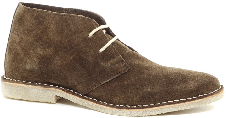 brown suede desert shoes