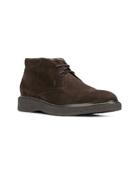 Tod's Flat Lace Up Boots