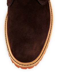 Kenneth Cole Globe Trop Chukka Suede Boot Brown