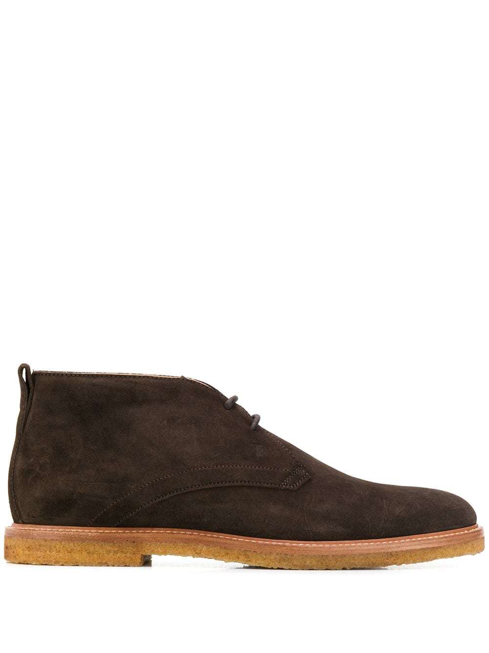 Tod's Lace Up Desert Boots, $645 | farfetch.com | Lookastic