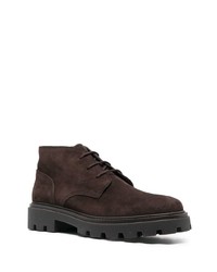 Tod's Lace Up Suede Boots