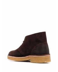 Clarks Lace Up Suede Desert Boots