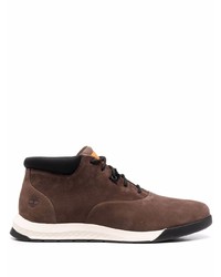 Timberland Logo Patch Suede Ankle Boots
