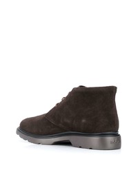 Hogan Round Toe Ankle Boots