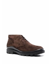 Tod's Suede Lace Up Ankle Boots