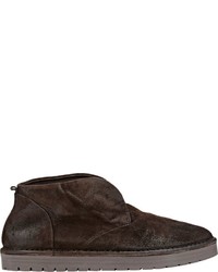 Marsèll Suede Laceless Chukka Boots Brown
