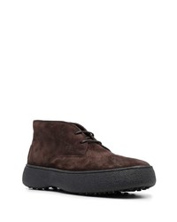 Tod's Wg Desert Lace Up Suede Boots