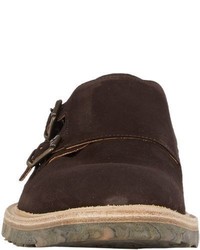 Barneys New York Double Monk Shoes Brown