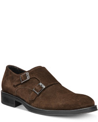 Kenneth Cole New York What He Said Suede Double Monk Loafers