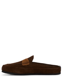 Ps By Paul Smith Brown Nemean Slip On Loafers