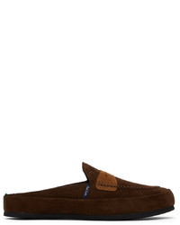 Ps By Paul Smith Brown Nemean Slip On Loafers