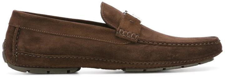 Moreschi Scarpine Suede Driving Loafers