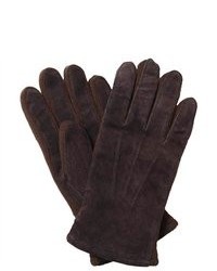 Next Standard Swine Leather Gloves Brown