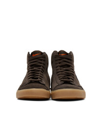 Nike Brown Suede Mid77 Sneakers