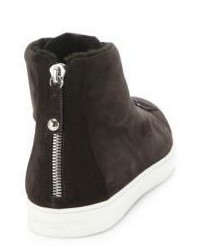 Gianvito Rossi Suede High Top Sneakers