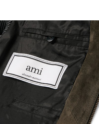 Ami Slim Fit Suede Jacket