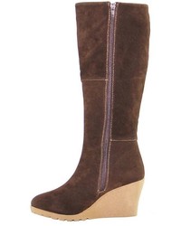 Oliver Miller Thompson Patchwork Knee High Wedge Boots