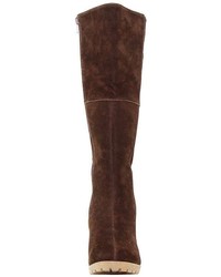 Oliver Miller Thompson Patchwork Knee High Wedge Boots