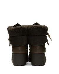 See by Chloe Brown Eileen Heeled Boots