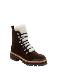 MARC FISHER LTD Izzie Genuine Shearling Lace Up Boot