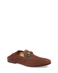 Gucci Brixton Horsebit Convertible Loafer In Light Brownbrown At Nordstrom