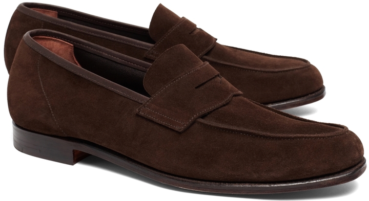 Brooks Brothers Lightweight Suede Loafers, $388 | Brooks Brothers ...