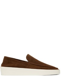 Fear Of God Brown Off White Suede The Loafer Loafers