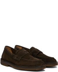 Drake's Brown Penny Loafers