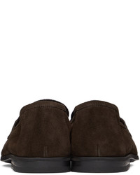 Tom Ford Brown Suede Sean Loafers